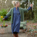 Robe Allegra - jean de coton bleu - Quintessence