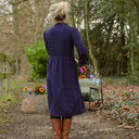 Robe Allegra - viscose bleu nuit - Quintessence