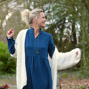 Robe Allegra - viscose canard - Quintessence