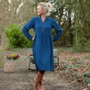 Robe Allegra - viscose canard - Quintessence
