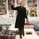 Robe Allegra - viscose noire - Quintessence