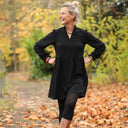 Robe Allegra - viscose noire - Quintessence