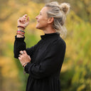 Robe Allegra - viscose noire - Quintessence