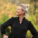 Robe Allegra - viscose noire - Quintessence