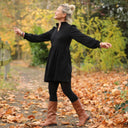 Robe Allegra - viscose noire - Quintessence