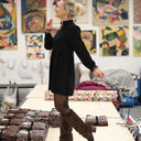 Robe Allegra - viscose noire - Quintessence