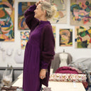 Robe Allegra - viscose prune - Quintessence