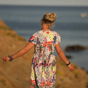 Robe Amélia popeline de coton Portofino - Quintessence