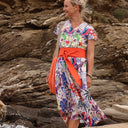 Robe Amélia popeline de coton Portofino - Quintessence