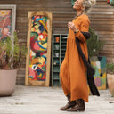 Robe Anaëlle - double gaze de coton caramel - Quintessence