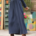 Robe Anaëlle - Double gaze de coton marine - Quintessence