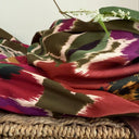 Robe Anaëlle - Satin de coton fleuri Toscane - Quintessence