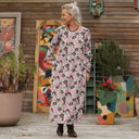 Robe Anaëlle - Velours fleuri Rosea - Quintessence