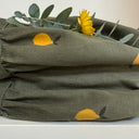 Robe Anaëlle - Velours kaki Citronné - Quintessence