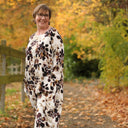 Robe Anaëlle - Viscose fleuri moka - Quintessence