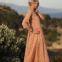 Robe Anastasia brodée cassonade - Quintessence