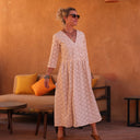 Robe Anastasia brodée ivoire - Quintessence