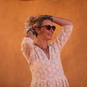 Robe Anastasia brodée ivoire - Quintessence