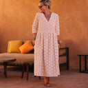 Robe Anastasia brodée ivoire - Quintessence