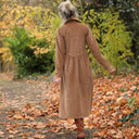 Robe Arlène - Velours côtelé camel - Quintessence