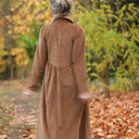 Robe Arlène - Velours côtelé camel - Quintessence