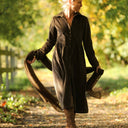 Robe Arlène - Velours côtelé moka - Quintessence