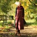 Robe Armande – double gaze de coton bois de rose - Quintessence