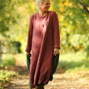 Robe Armande – double gaze de coton bois de rose - Quintessence