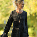 Robe Armande – double gaze de coton feuillage d'hiver - Quintessence