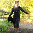 Robe Armande – double gaze de coton feuillage d'hiver - Quintessence