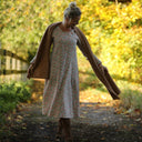 Robe Armande – double gaze de coton fleurie Rosalie - Quintessence