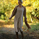 Robe Armande – double gaze de coton fleurie Rosalie - Quintessence