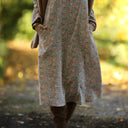 Robe Armande – double gaze de coton fleurie Rosalie - Quintessence