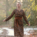 Robe Armande – Satin de coton Fleurs de Curcuma - Quintessence