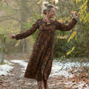 Robe Armande – Satin de coton Fleurs de Curcuma - Quintessence