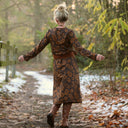 Robe Armande – Satin de coton Fleurs de Curcuma - Quintessence