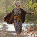 Robe Armande – Satin de coton Jardin d'automne - Quintessence