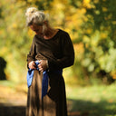 Robe Armande - Velours côtelé moka - Quintessence