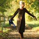 Robe Armande - Velours côtelé moka - Quintessence