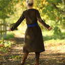 Robe Armande - Velours côtelé moka - Quintessence