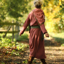 Robe Armande – viscose/lin rose boisé - Quintessence