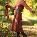 Robe Armande – viscose/lin rose boisé - Quintessence