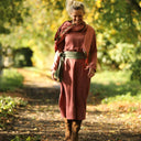 Robe Armande – viscose/lin rose boisé - Quintessence