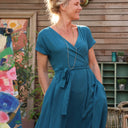 Robe Athéna - viscose canard - Quintessence