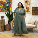 Robe Athéna - viscose canard - Quintessence