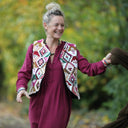 Robe Aurélia - Sergé de viscose Cerise noire - Quintessence