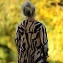 Robe Aurélia - Viscose vague graphique - Quintessence