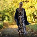 Robe Aurélia - Viscose vague graphique - Quintessence