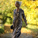 Robe Aurélia - Viscose vague graphique - Quintessence