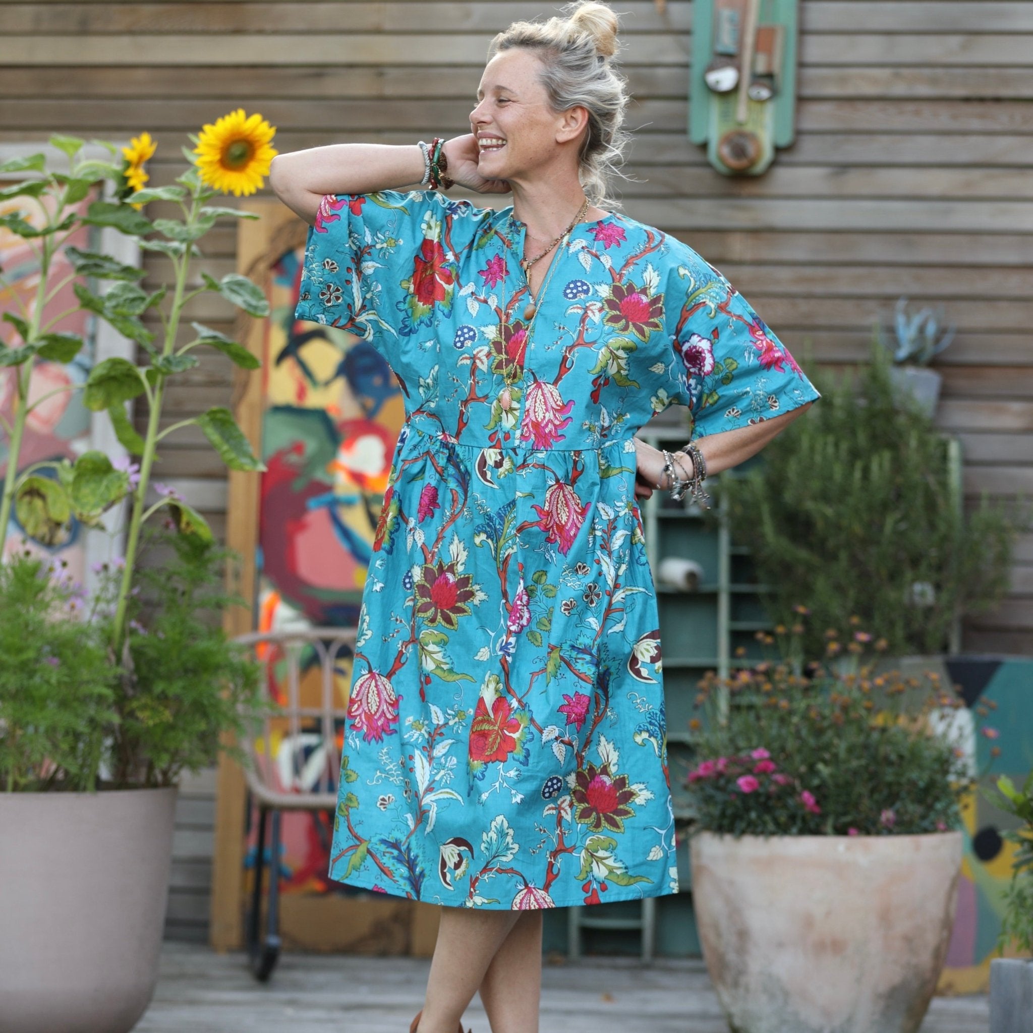 Robe Capucine - imprimé